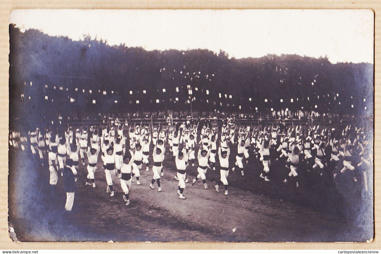 04768 / Carte-Photo 1910s Concours De Gymnastique De Sociétés à Localiser - Gymnastiek