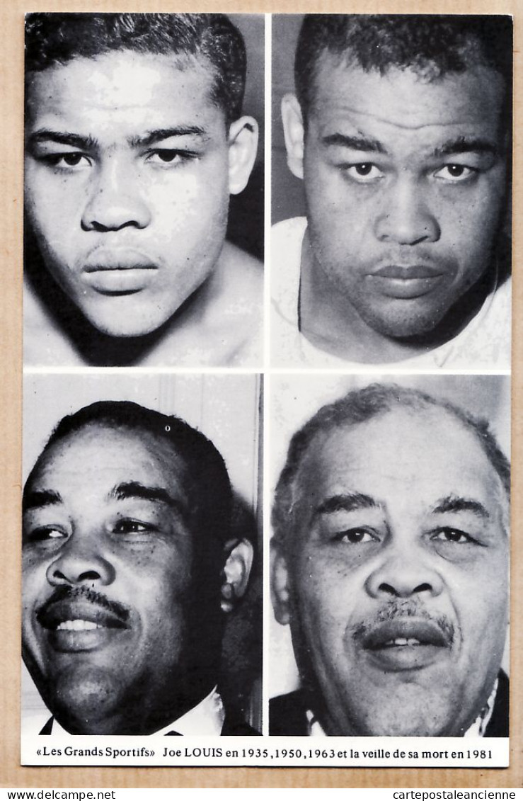 04774 / U.S Boxeur JOE LOUIS En 1935-1950-1963 Et La Veille De Sa Mort En 1981 Les Grands Sportifs MONDE VECU - Boxsport