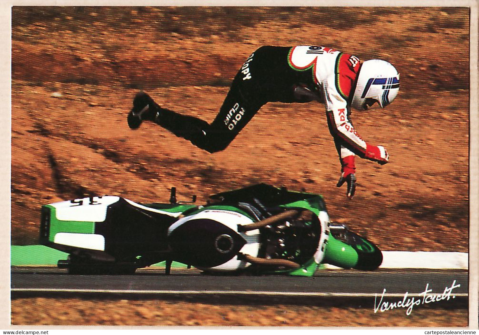 04783 / Moto Racing OK KAWA Gamelle Kawasaki N°35 Photo Jean Pierre GALTIER 1990 The Best Of VANDYSTADT N°70 NUGER - Sport Moto
