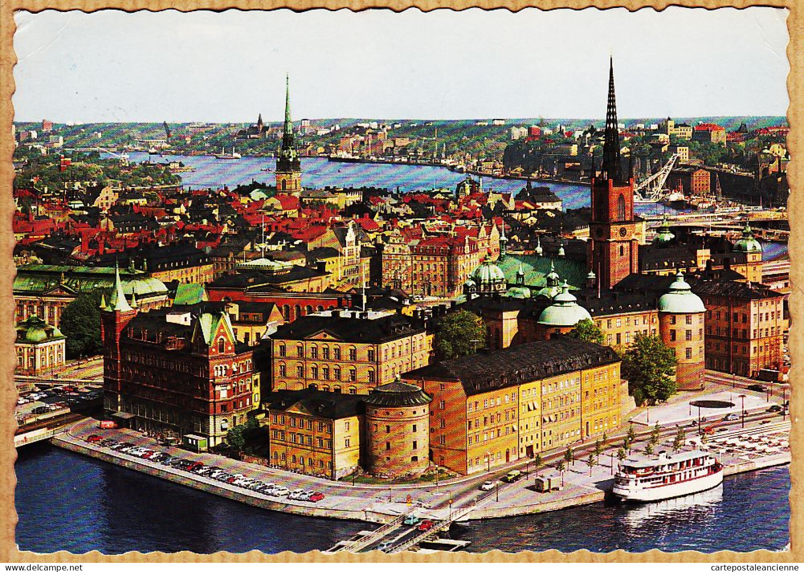 04611 / Sweden STOCKHOLM  Utsikt över Riddarholmen Fran Stad Shustornet View From Tower Of Town Hall Suède - Schweden