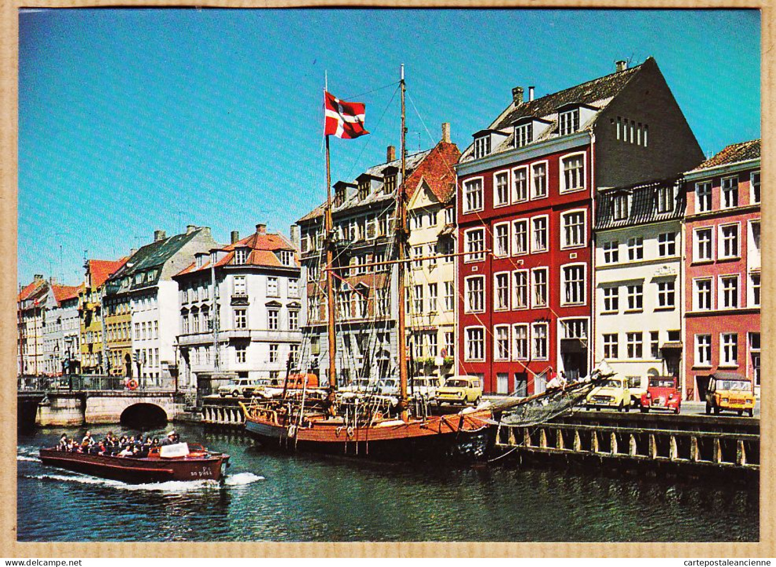 04676 / Danmark COPENHAGEN The New Harbour Der Neue Hafen Nyhavn Kopenhagen Denmark COPENHAGUE 1970s - Danemark