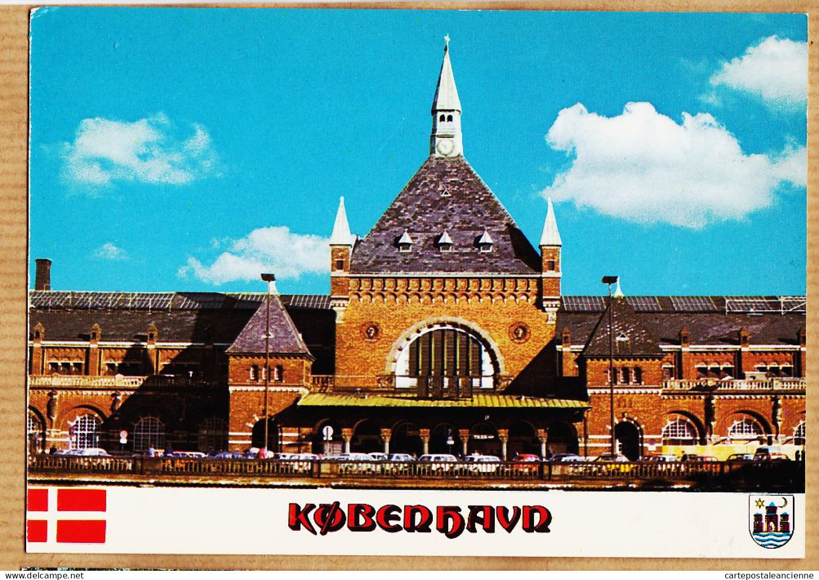 04671 / Danmark COPENHAGEN Main Station Hauptbahnhof Hovedbanegard Gare Denmark COPENHAGUE 1970s - Danimarca