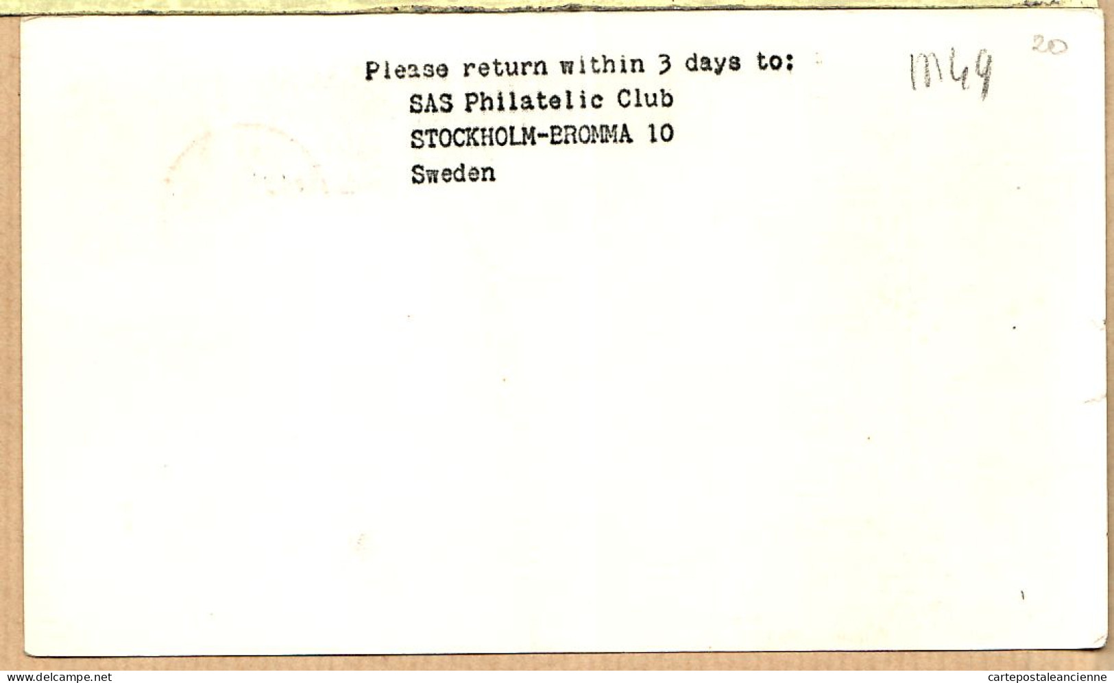 04546 / Sweden FiIRST METROPOLITAN FLIGHT 29-05-1965 KIRUNA - TROMSO Norge Cpav - Cartas & Documentos