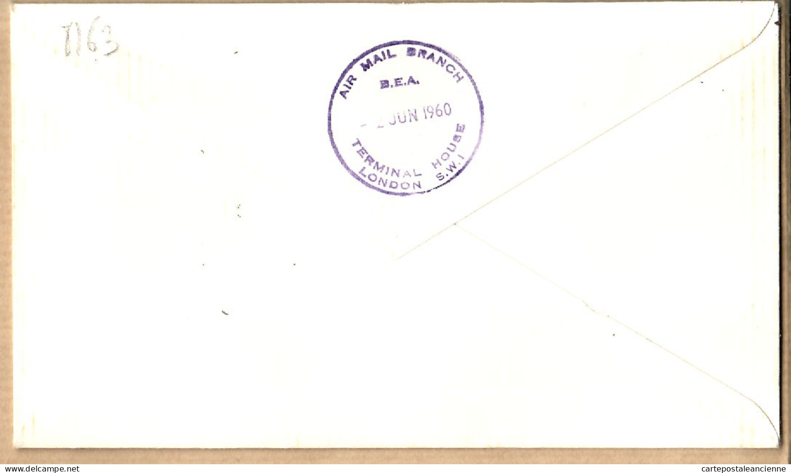 04548 / BEA First Scheduled COMET 4-B Flight 1st June 1960 From OSLO To LONDON Vol Inaugural OSLO-LONDRES - Storia Postale