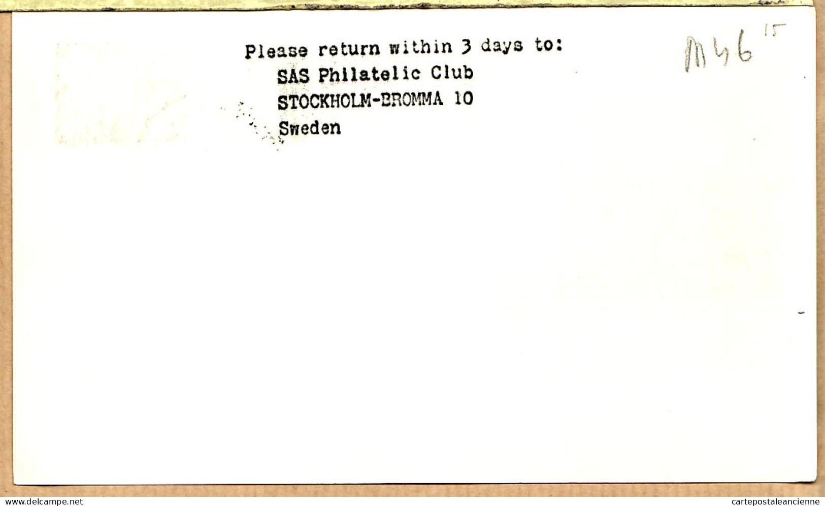 04543 / Sweden First SAS DOUGLAS DC-8 Jet Flight 04-04-1965 STOCKHOLM-ENTEBBE-UGANDA Cpav - Brieven En Documenten