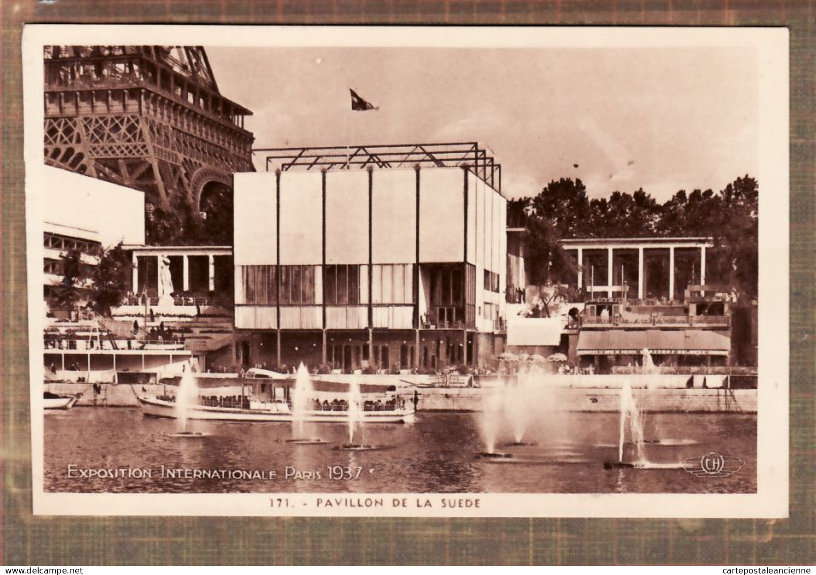 04588 / Sweden Svensk Pavillon SUEDE LIND Sven IVAR HOUDIN NEEL Exposition Internationale PARIS 1937 CHIPAULT 171 - Suecia