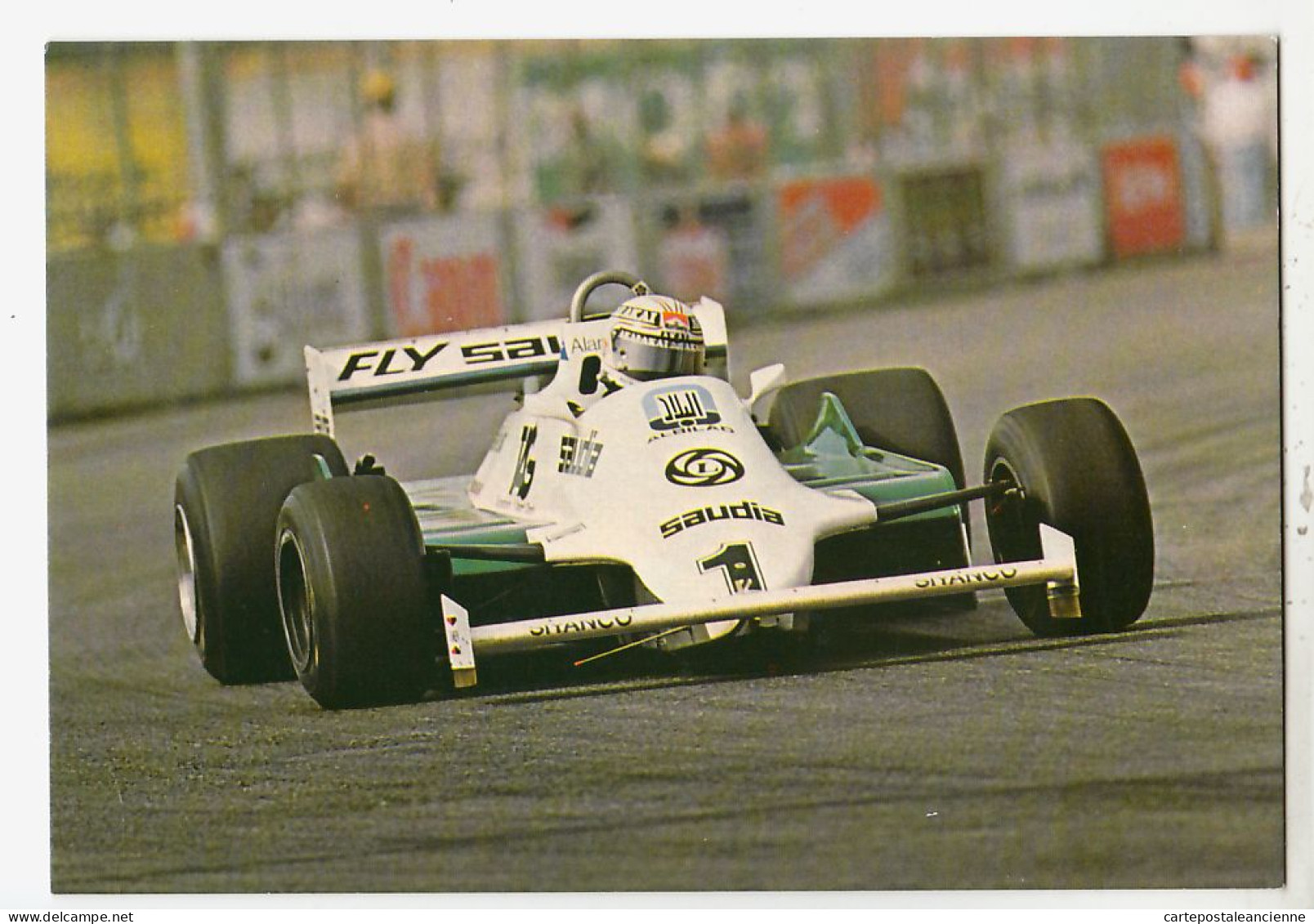 04778 / WILLIAMS N°1 Pilote Alan JONES Champion Monde Auto Grand Prix Formule 1 écurie SAUDIA IMAGE BANK - Grand Prix / F1