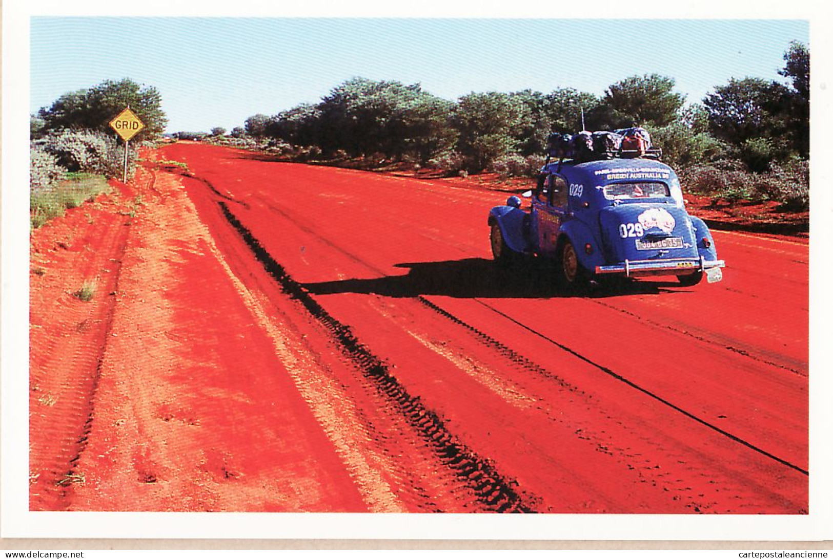 04820 / RARE série complète 8 CartePhoto TRACBAR automobile TRACTION CITROEN 1er Rallye 1998 AUSTRALIE 