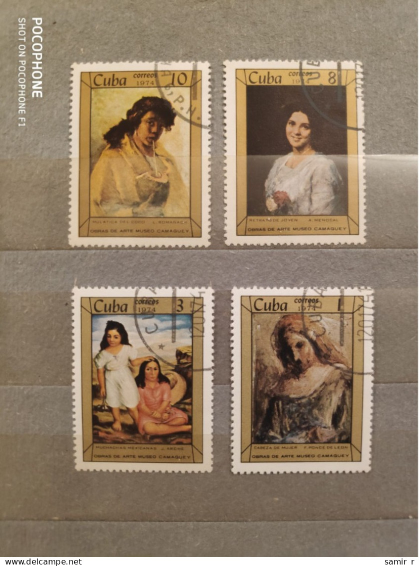 1974	Cuba	Paintings (F85) - Used Stamps