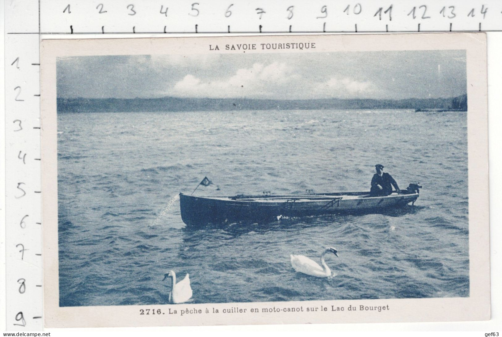 La Savoie Touristique - La Pêche à La Cuiller En Moto-canot Sur Le Lac Du Bourget - Le Bourget Du Lac