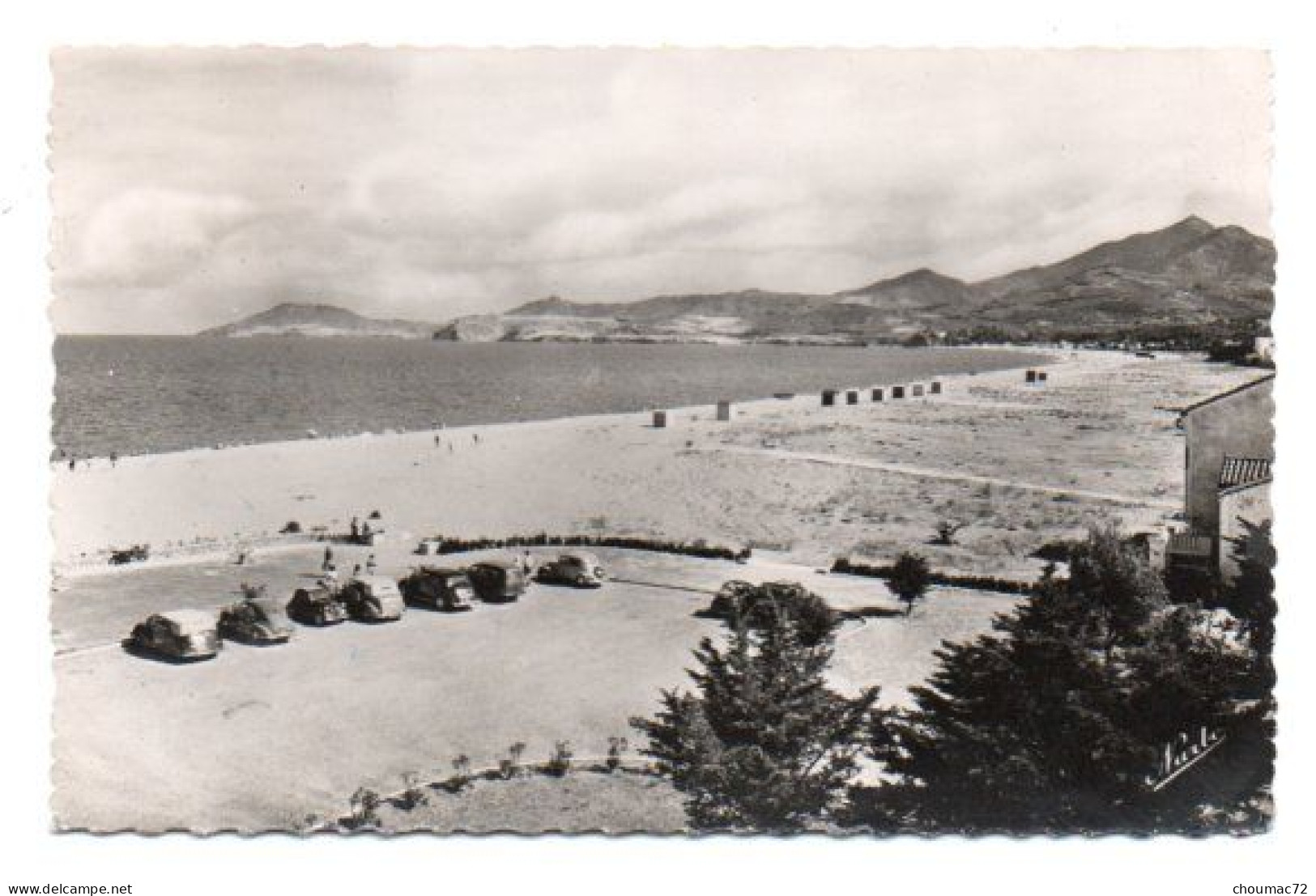 (66) 418, Argeles Sur Mer, Narbo 110, La Vue Générale De La Plage, état - Argeles Sur Mer