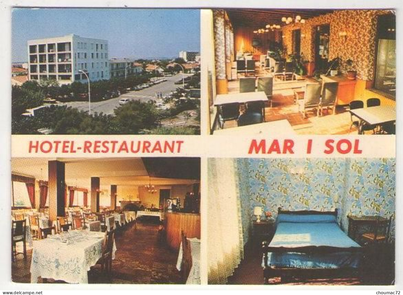 GF (66) 151, Saint St Cyprien Plage, Dino 7109, Hotel Restaurant, Mar I Sol  - Saint Cyprien