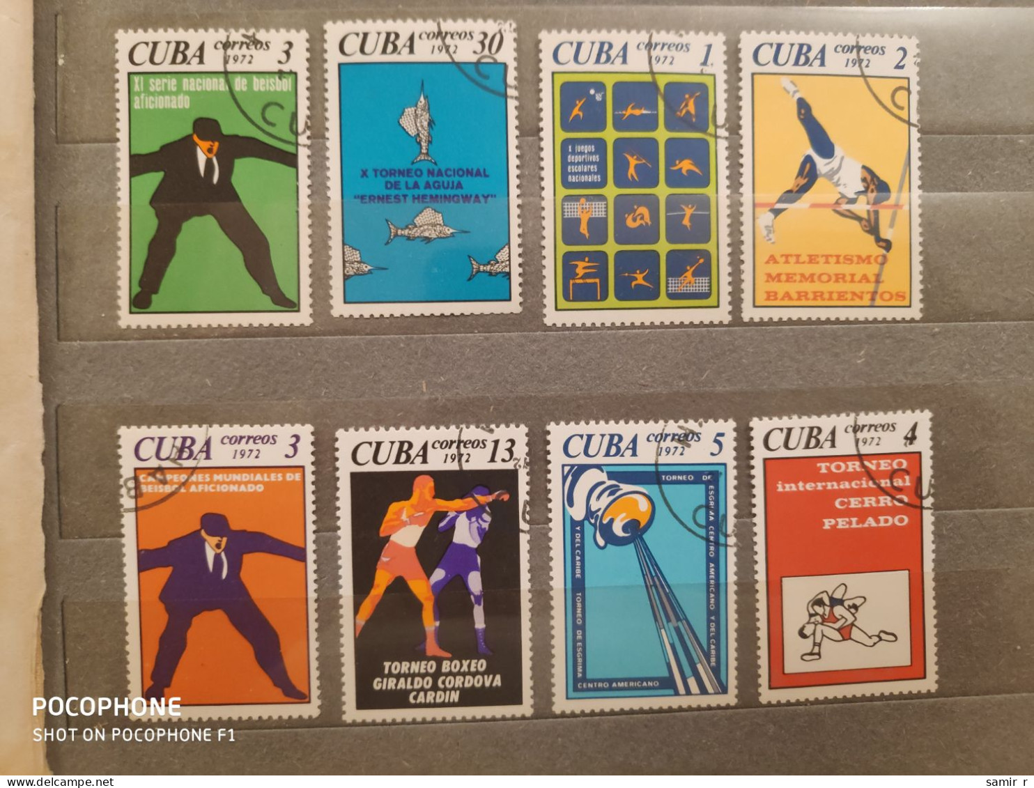 1972	Cuba	Sport (F85) - Used Stamps