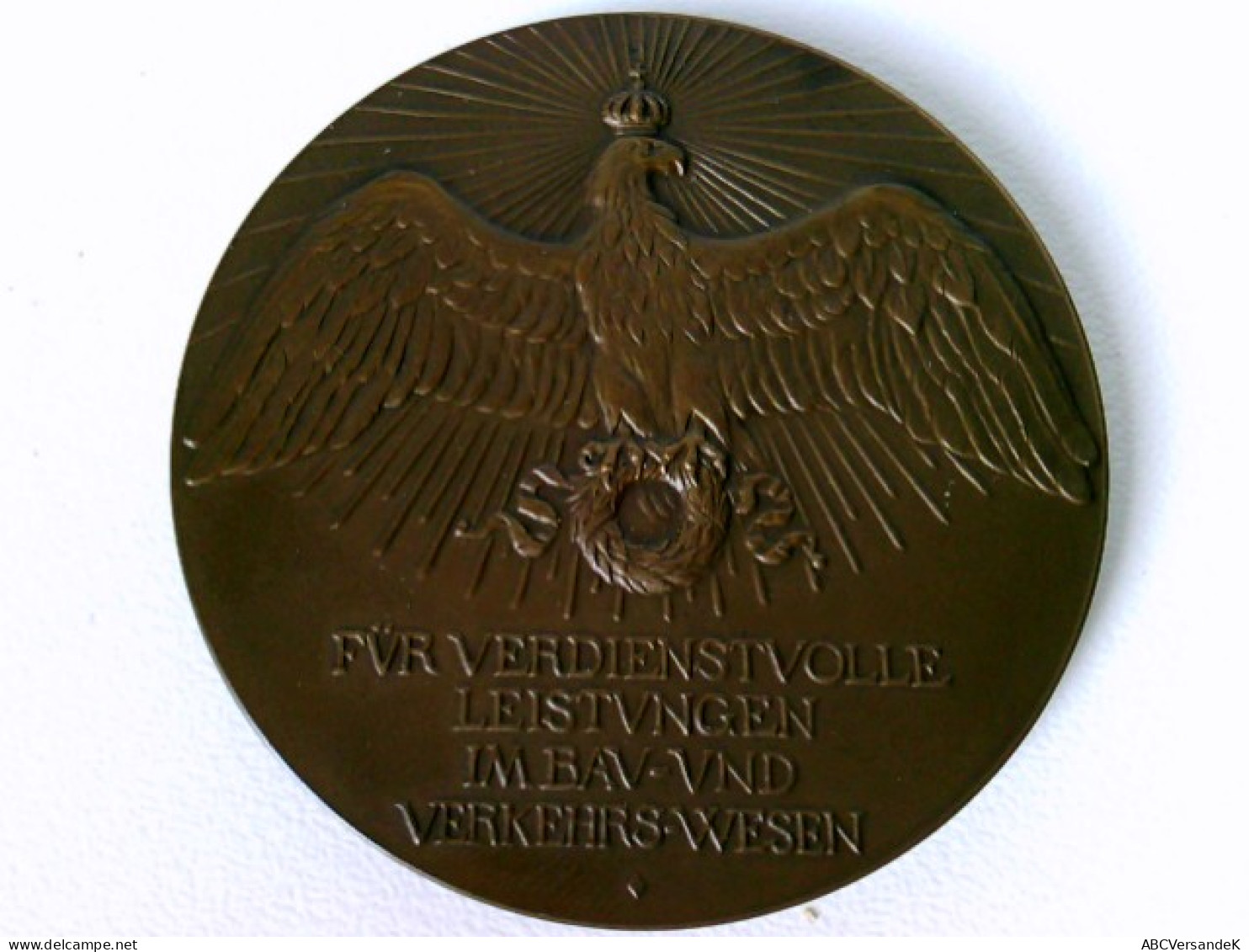 Bronze Medaille: Für Verdienstvolle Leistungen Im Bau Und Verkehrswesen. - Numismatik