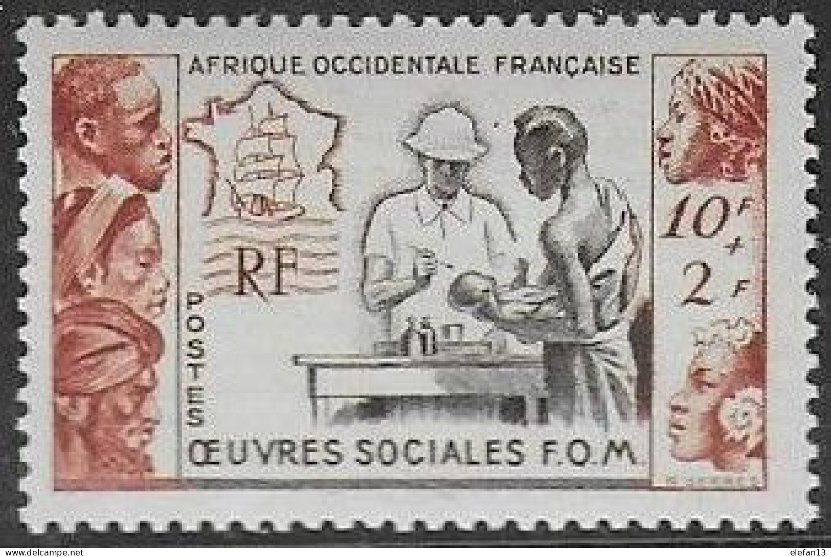 A.O.F. N°45 **    Neuf Sans Charnière MNH - Unused Stamps