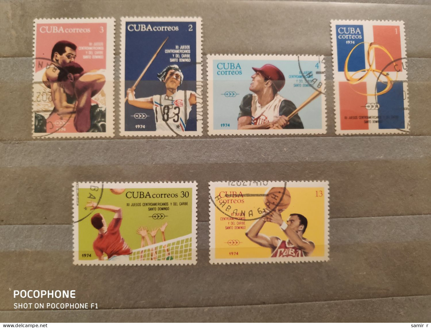 1974	Cuba	Sport (F85) - Used Stamps