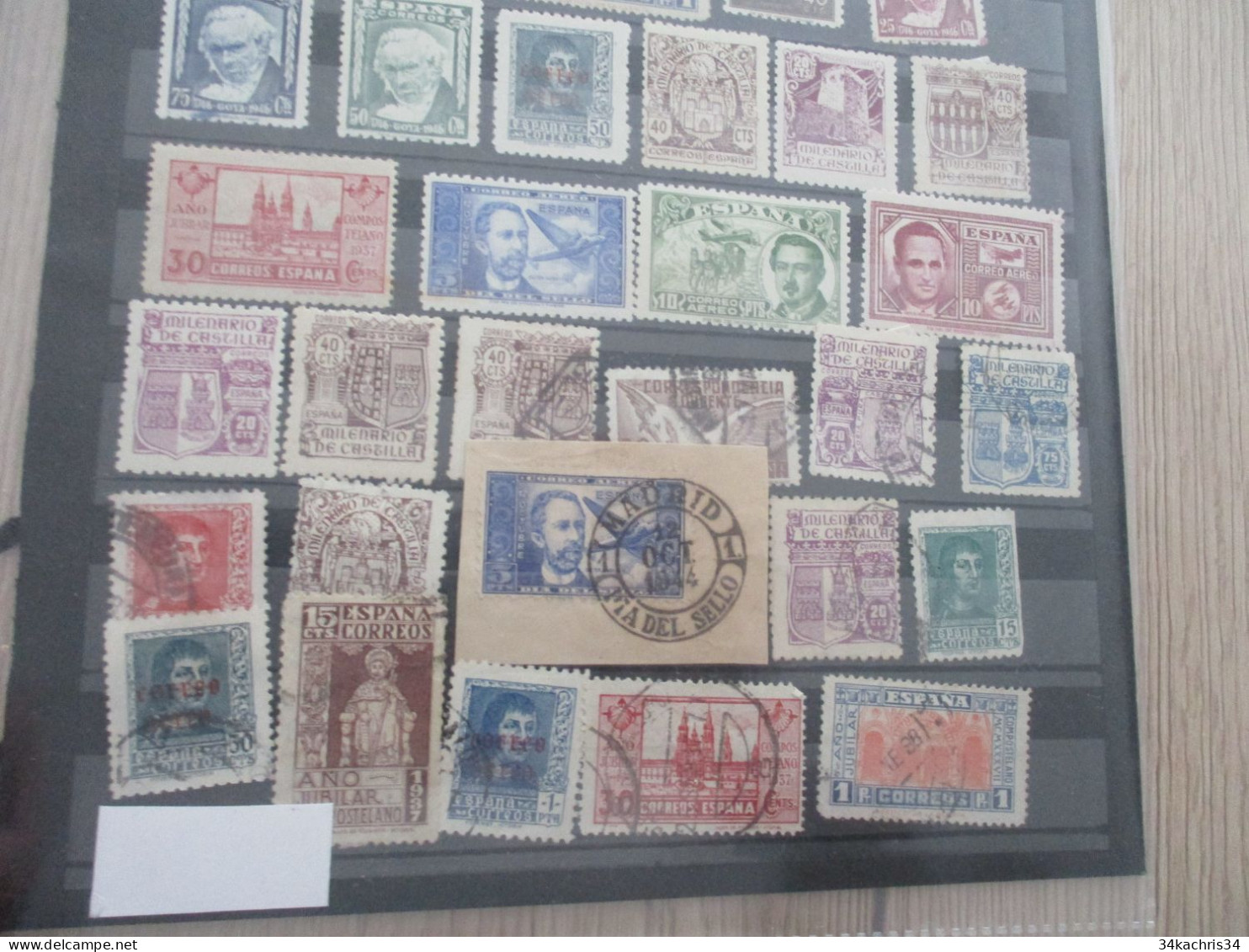 GA Espagne Espana Petite Collection De Timbres Anciens Neuf Avec Et Sans Charnière Oblitérés Voir Photos - Sammlungen