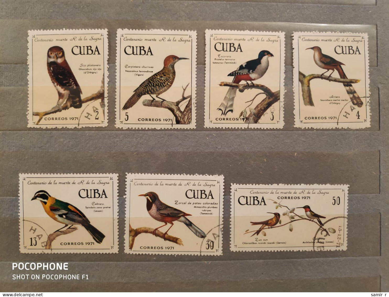 1971	Cuba	Birds (F85) - Used Stamps