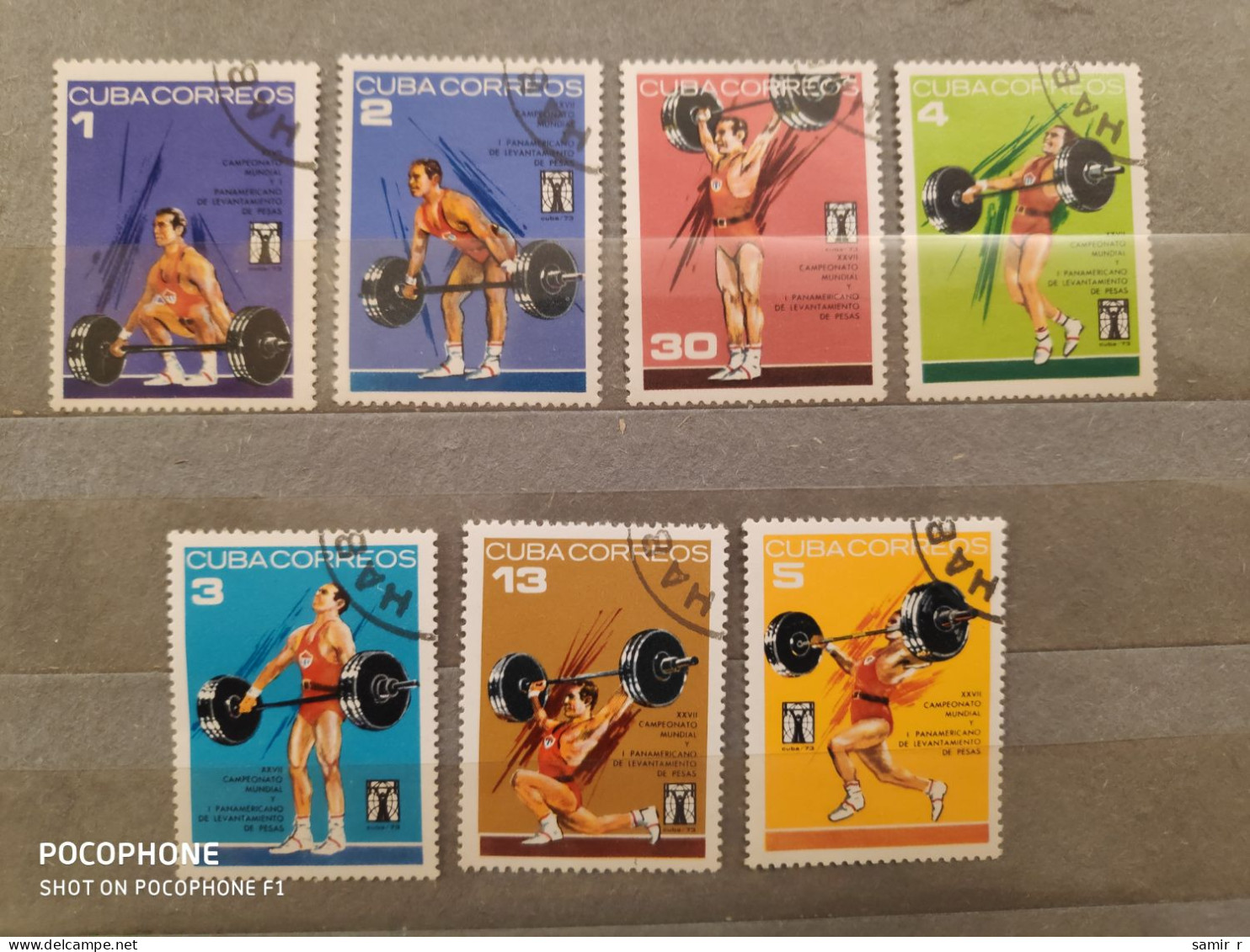 1973	Cuba	Sport  (F85) - Used Stamps