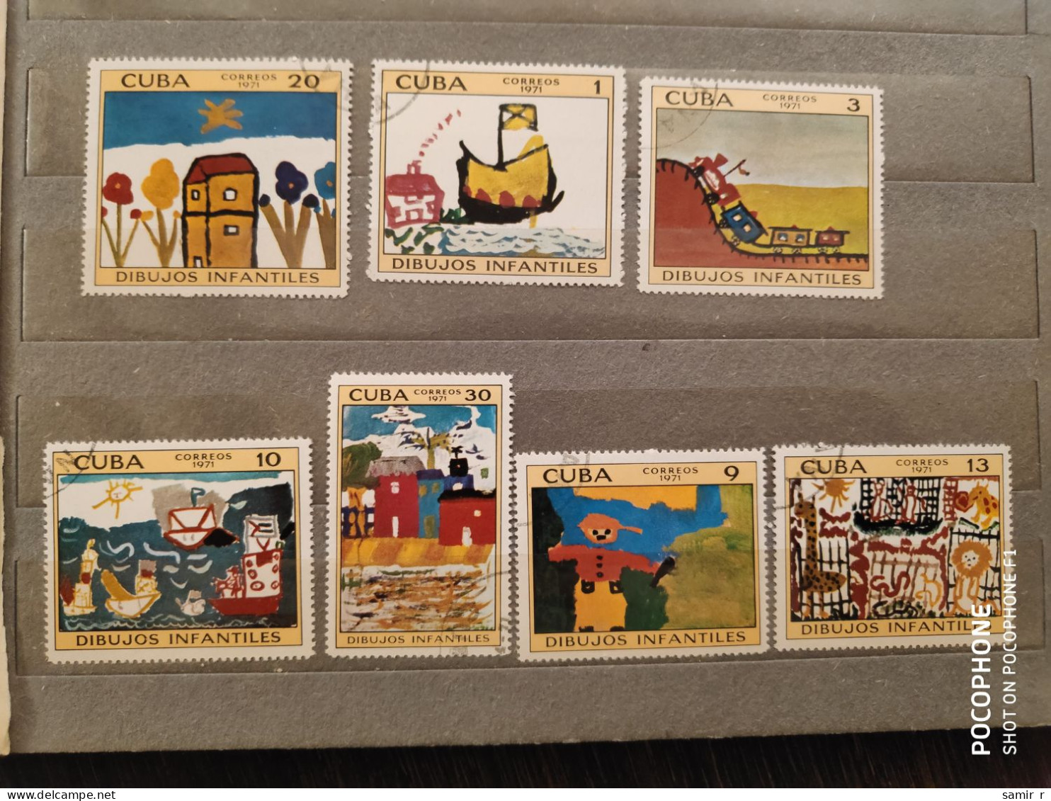 1971	Cuba	Kids  (F85) - Used Stamps