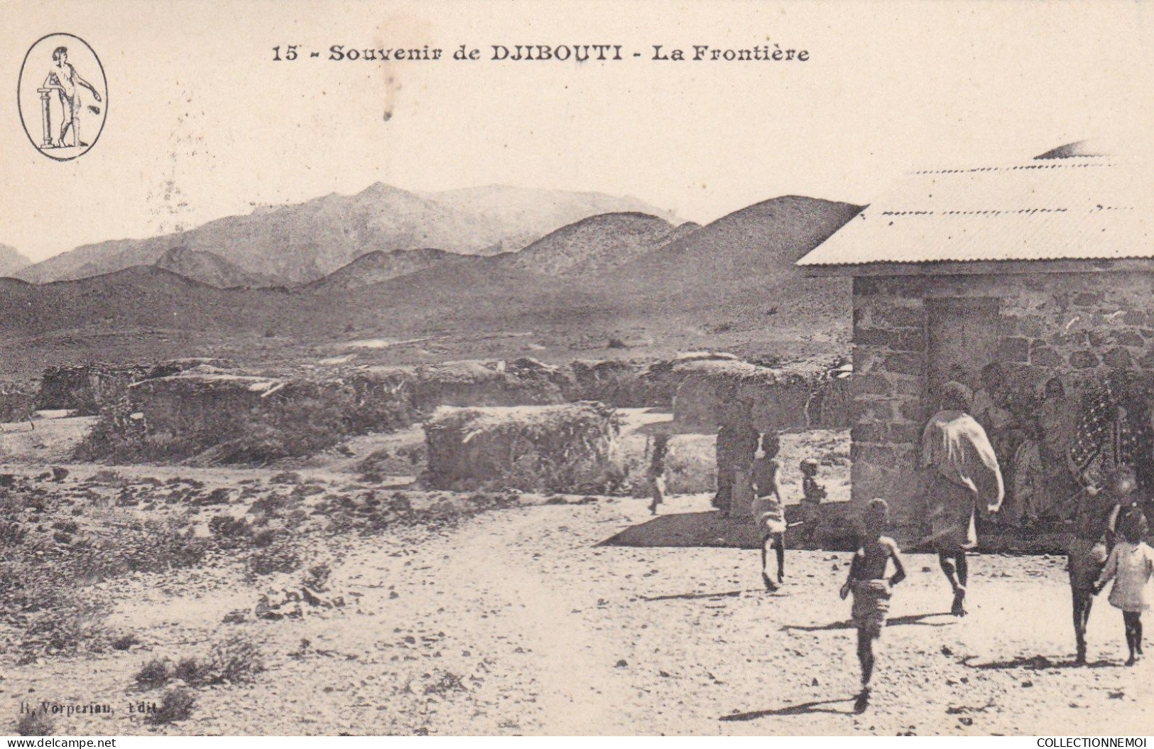 7 cartes de DJIBOUTI ,dont danse des SOMALIS