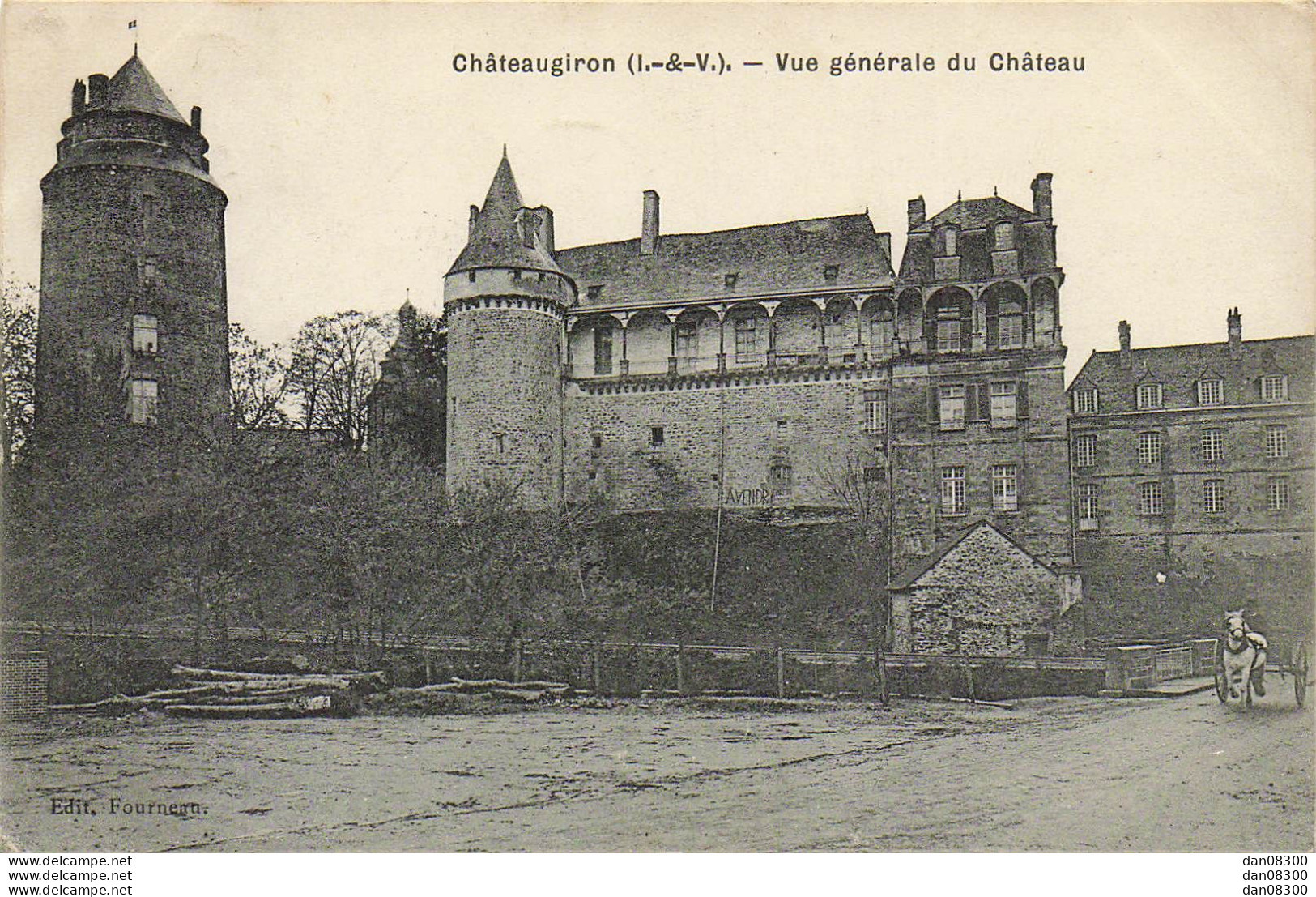 35 CHATEAUGIRON VUE GENERALE DU CHATEAU - Châteaugiron