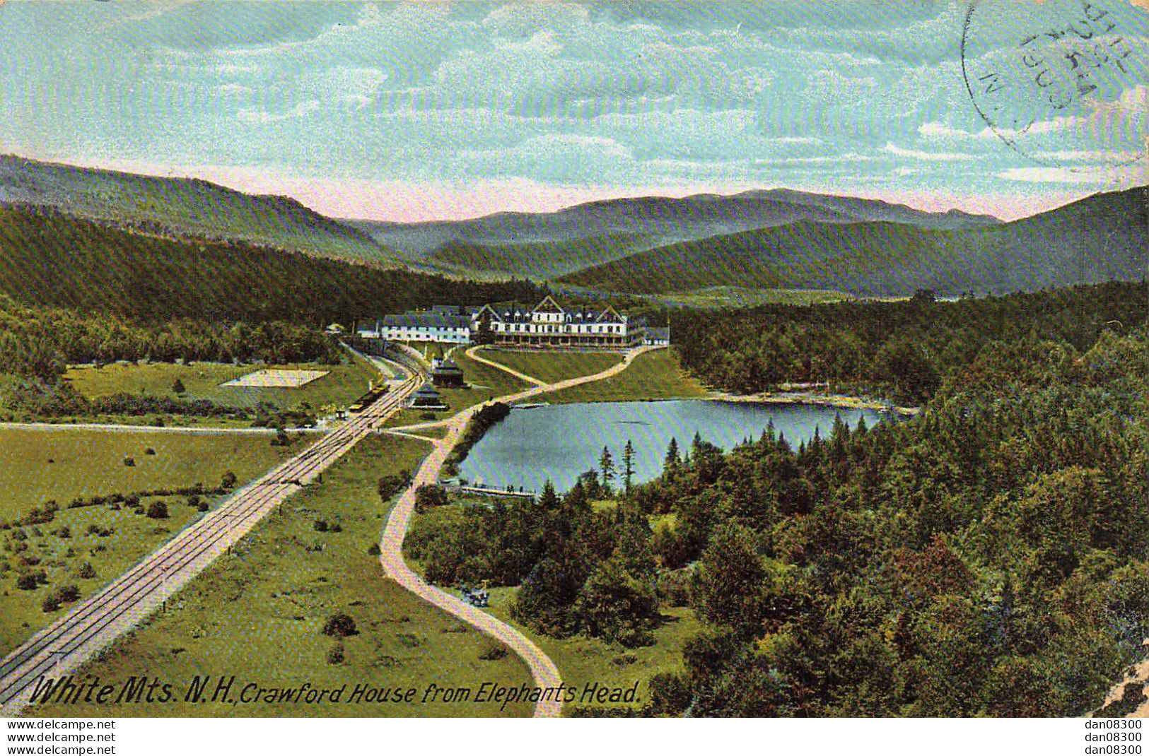 WHITE MOUNTAINS NEW HAMPSHIRE CRAWFORD HOUSE FROM ELEPHANTS HEAD - White Mountains