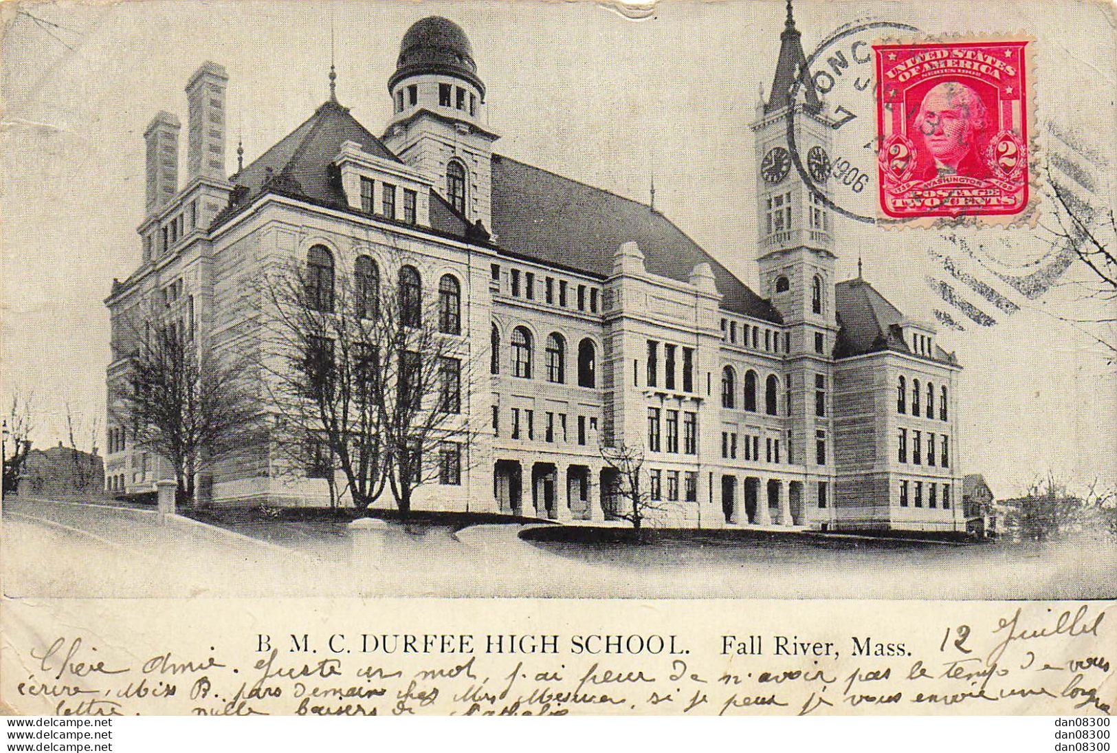 B M C DURFEE HIGH SCHOOL FALL RIVER MASSACHUSETTS - Fall River