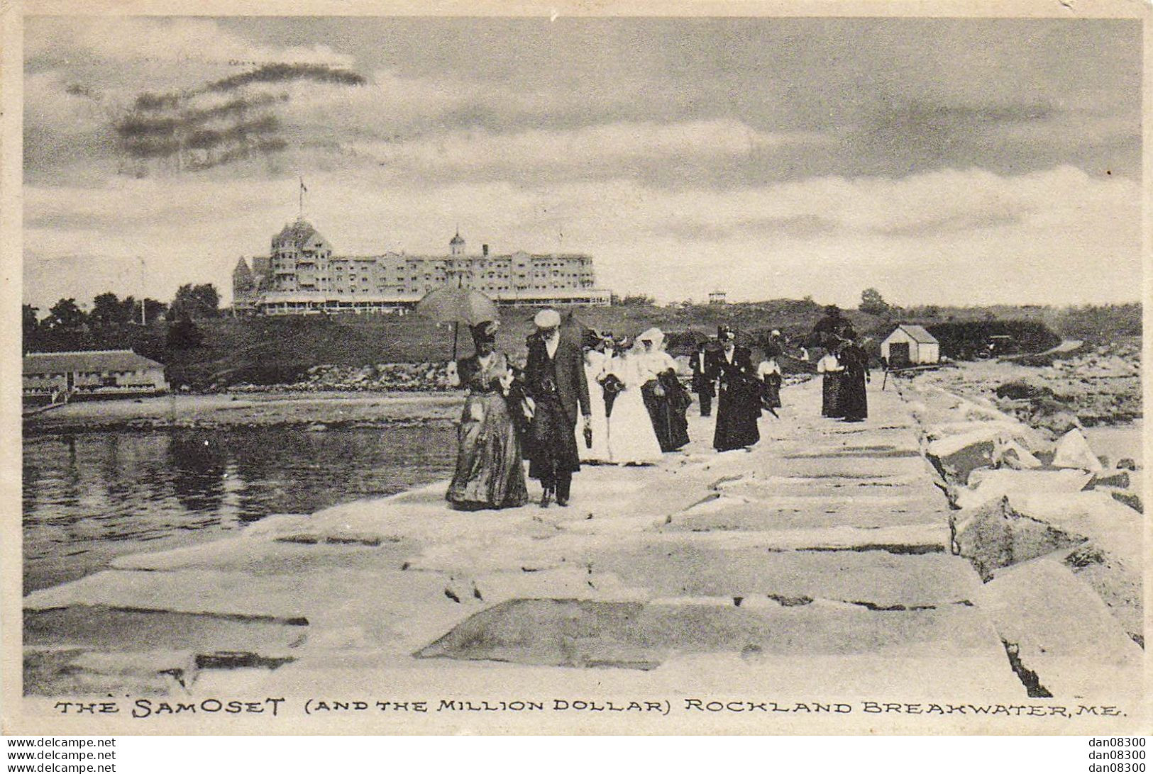 THE SAMOSET AND THE MILLION DOLLAR ROCKLAND BREAKWATER MAINE - Other & Unclassified