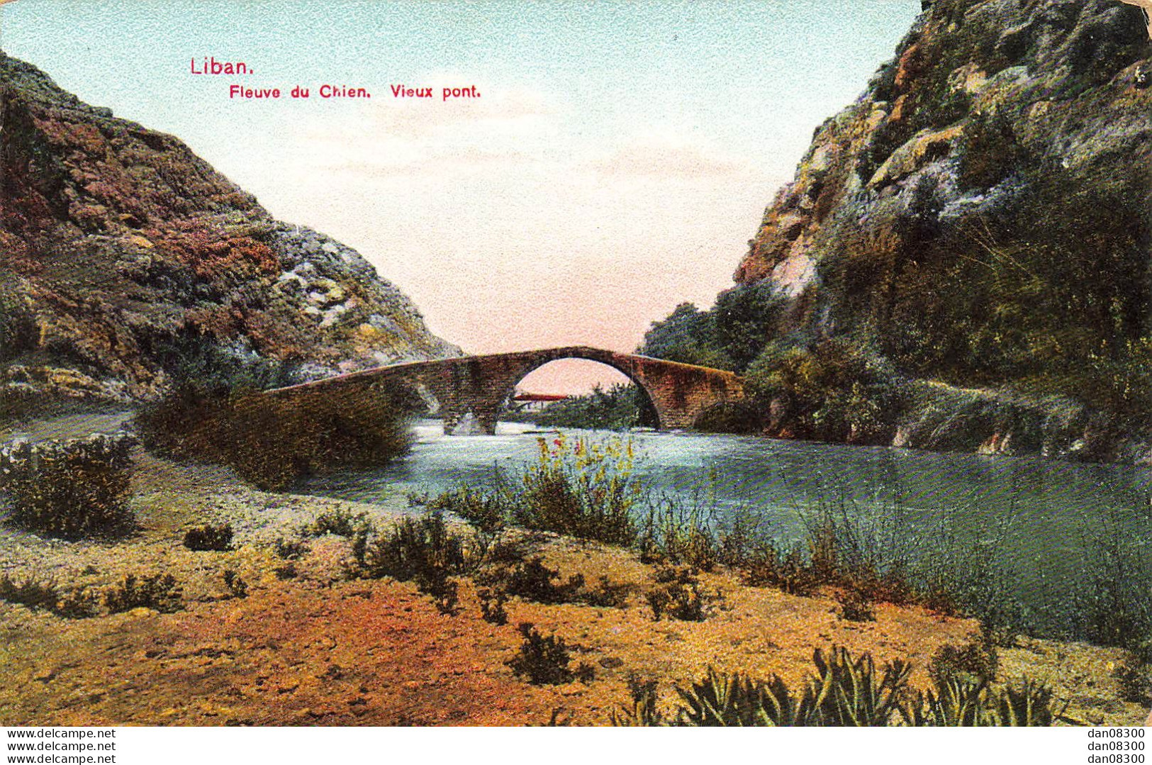 LIBAN FLEUVE DU CHIEN VIEUX PONT - Líbano