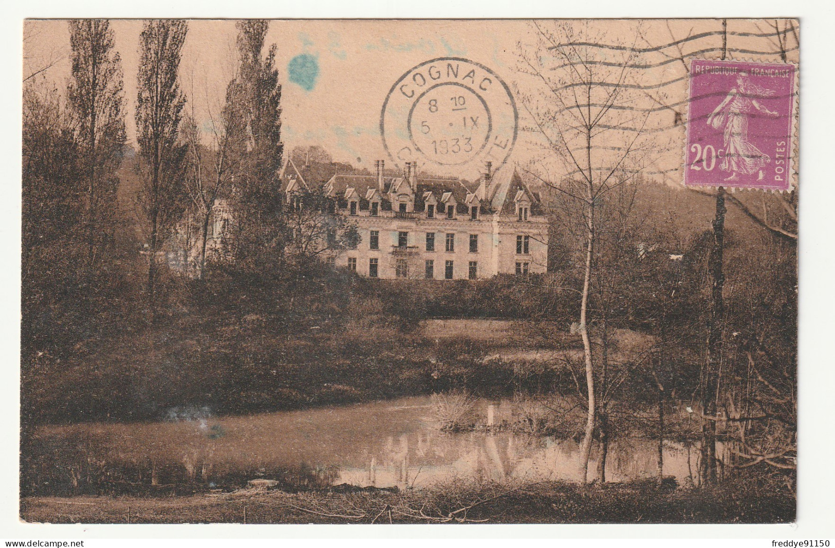 16 . Cognac . Château De Gademoulin . 1933 - Cognac