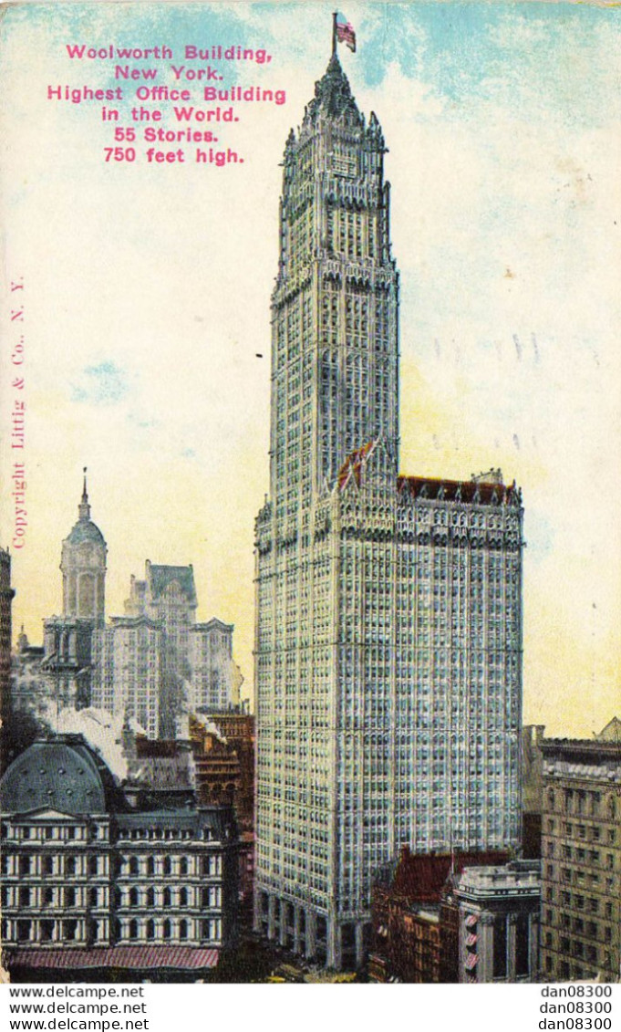 WOOLWORTH BUILDING NEW YORK - Autres Monuments, édifices