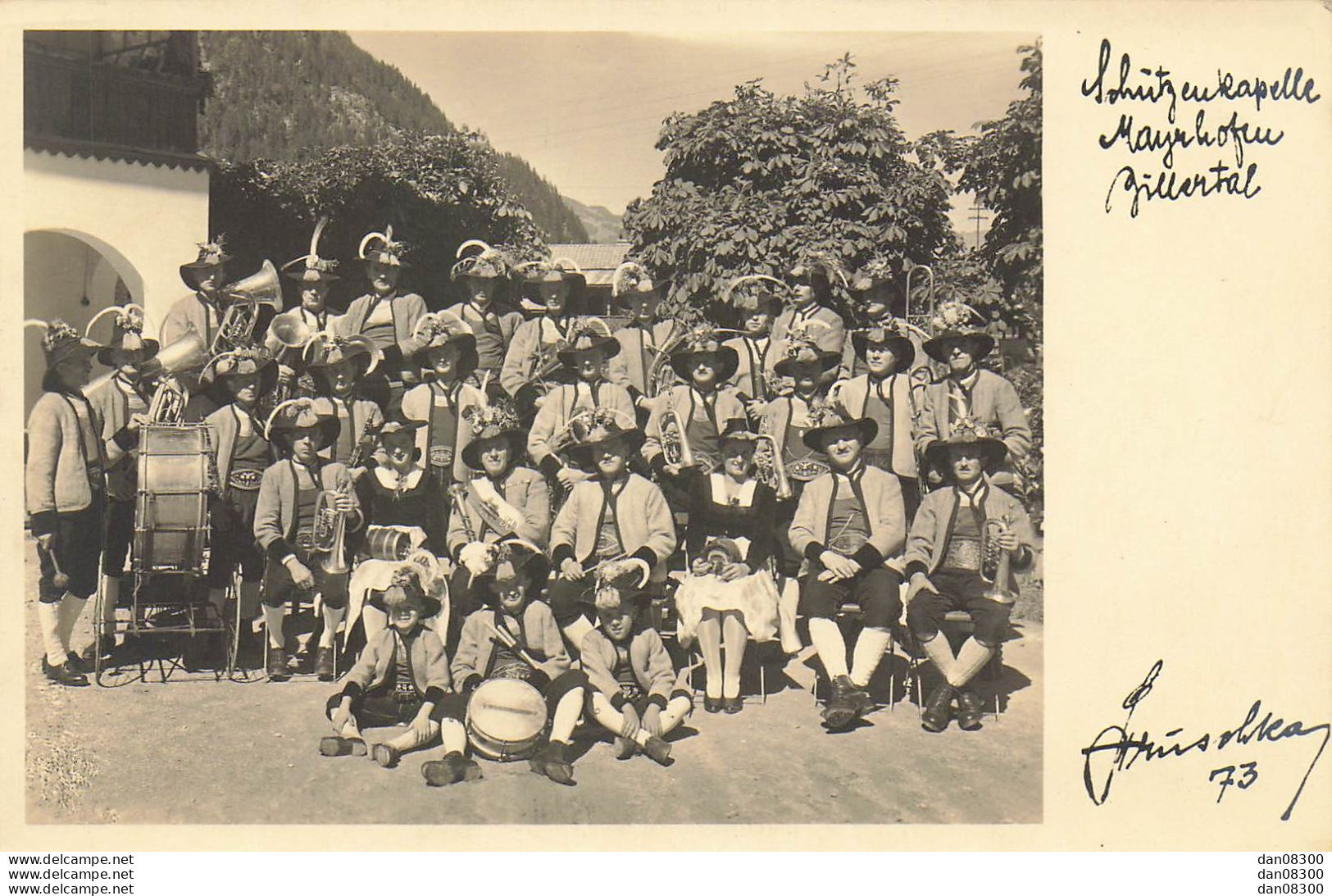 AUTRICHE LEGENDE ILLISIBLE ORCHESTRE BAVAROIS DU  TYROL - Zillertal