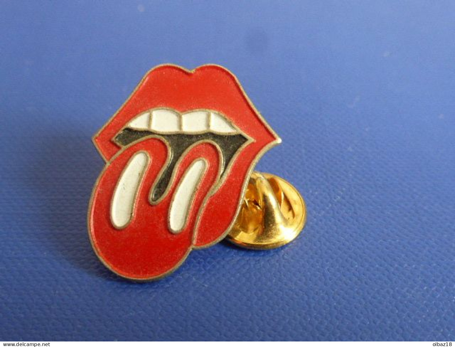 Pin's The Rolling Stones - Langue Bouche Rouge - Rock Musique Groupe (SE9) - Musik