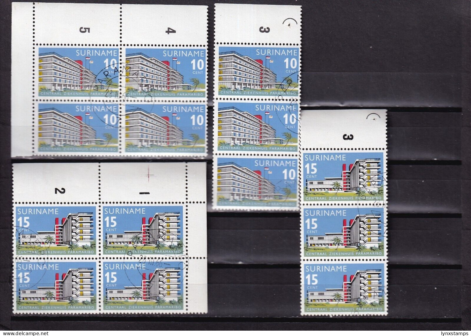 ER03 Suriname 1966 Opening Of Central Hospital MNH Stamps - Surinam