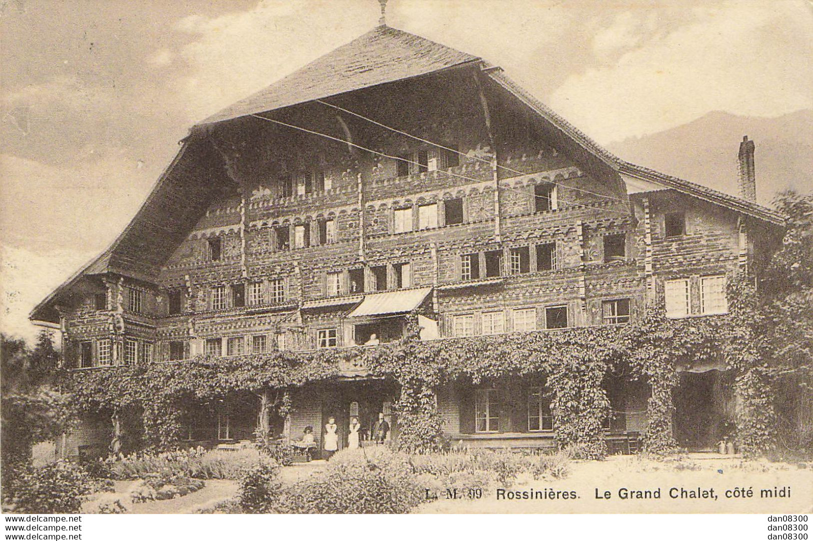 SUISSE ROSSINIERES LE GRAND CHALET COTE MIDI - Rossinière