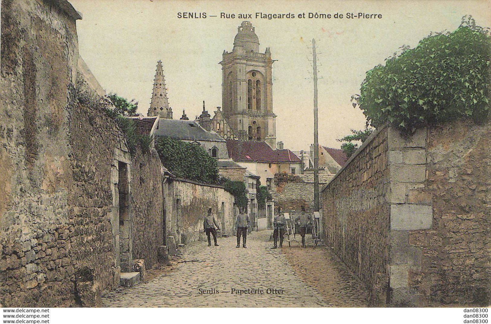 60 SENLIS RUE AUX FLAGEARDS ET DOME DE SAINT PIERRE - Senlis