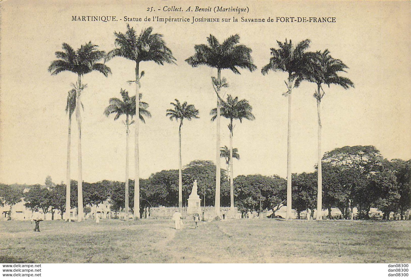 MARTINIQUE STATUE DE L'IMPERATRICE JOSEPHINE SUR LA SAVANE DE FORT DE FRANCE - Fort De France