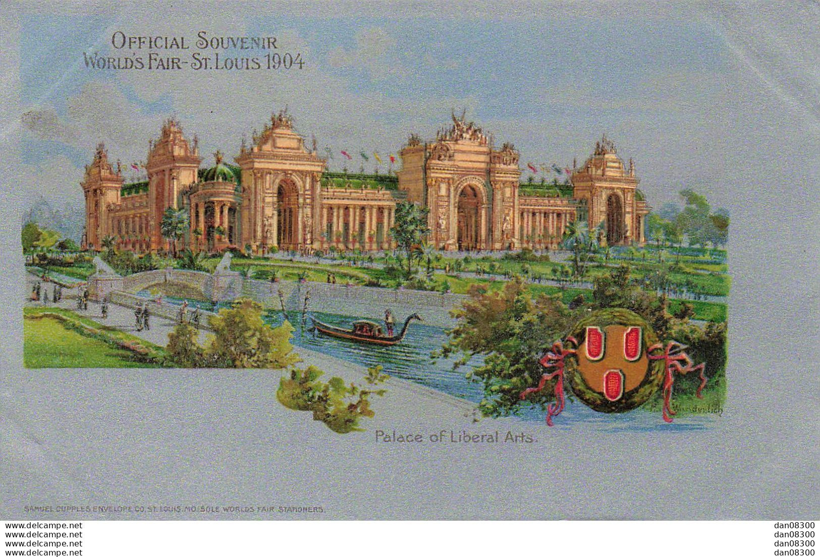 OFFICIAL SOUVENIR WORLD'S FAIR SAINT LOUIS 1904 PALACE OF LIBERAL ARTS - St Louis – Missouri