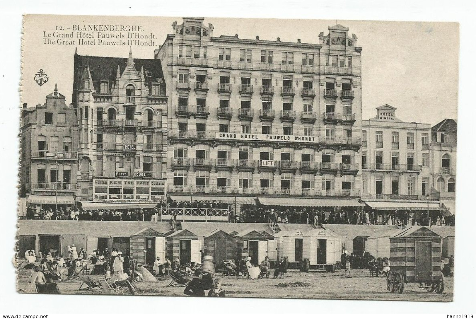 Blankenberge Le Grand Hotel Pauwels D'Hondt Htje - Blankenberge