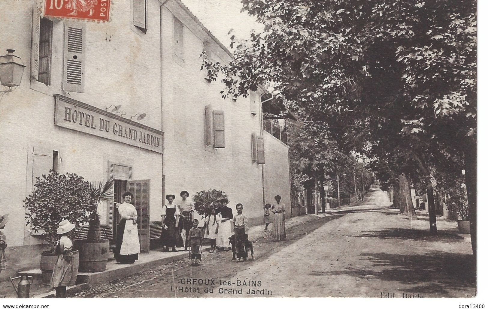 CPA04- GREOUX LES BAINS- Hôtel Du Grand Jardin - Gréoux-les-Bains