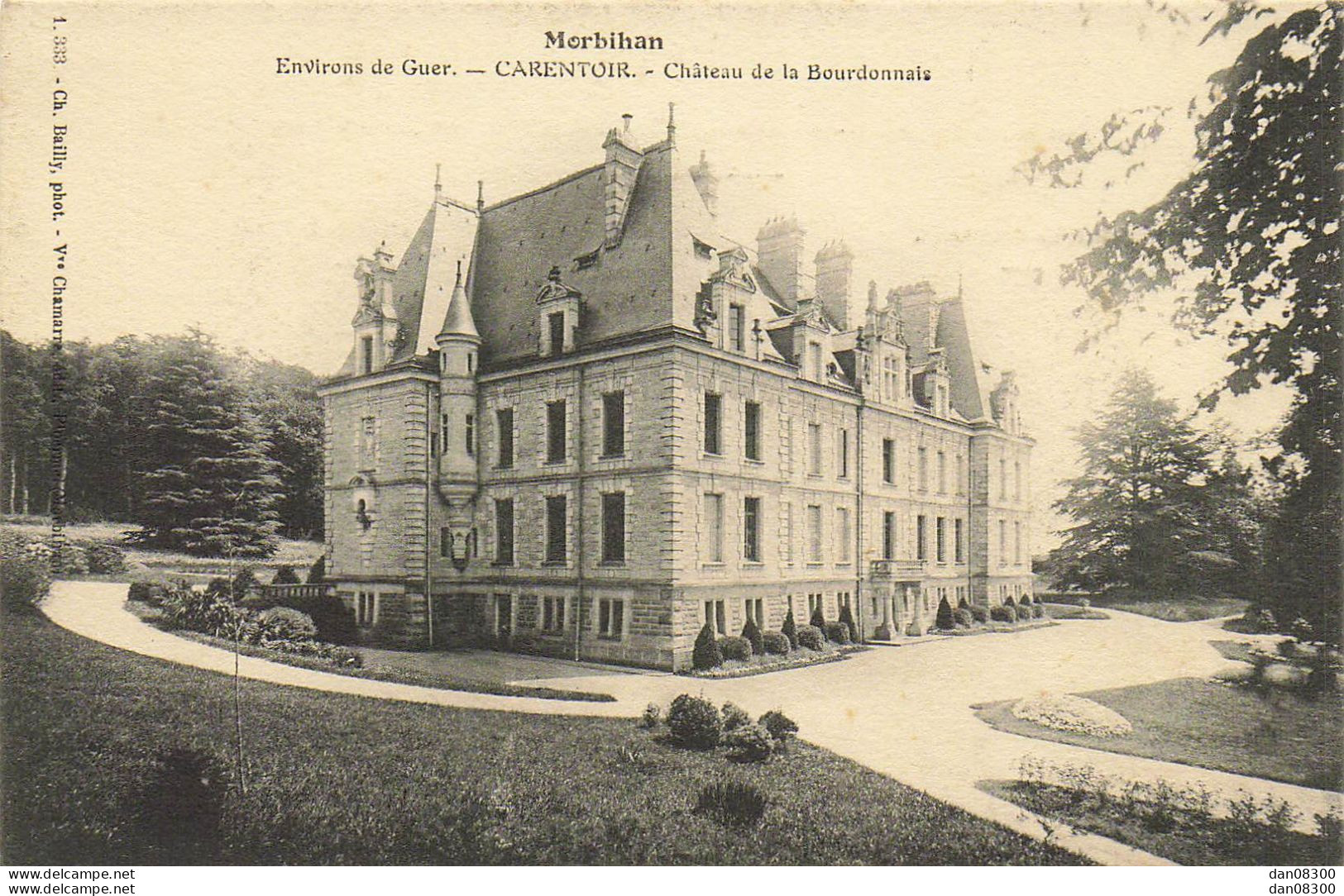 56 ENVIRONS DE GUER CARENTOIR CHATEAU DE LA BOURDONNAIS AUTRE VUE - Guer Coetquidan