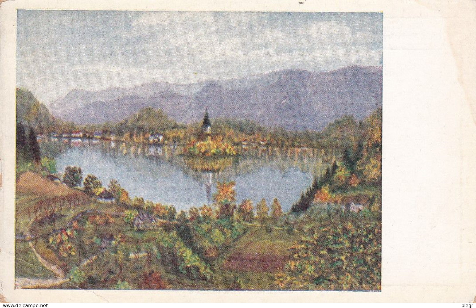 14-SVN 01 01 - BLED - RAZGLED NA OTOK IN DVOREC (M.dr.Rahlejeva) - Slovénie