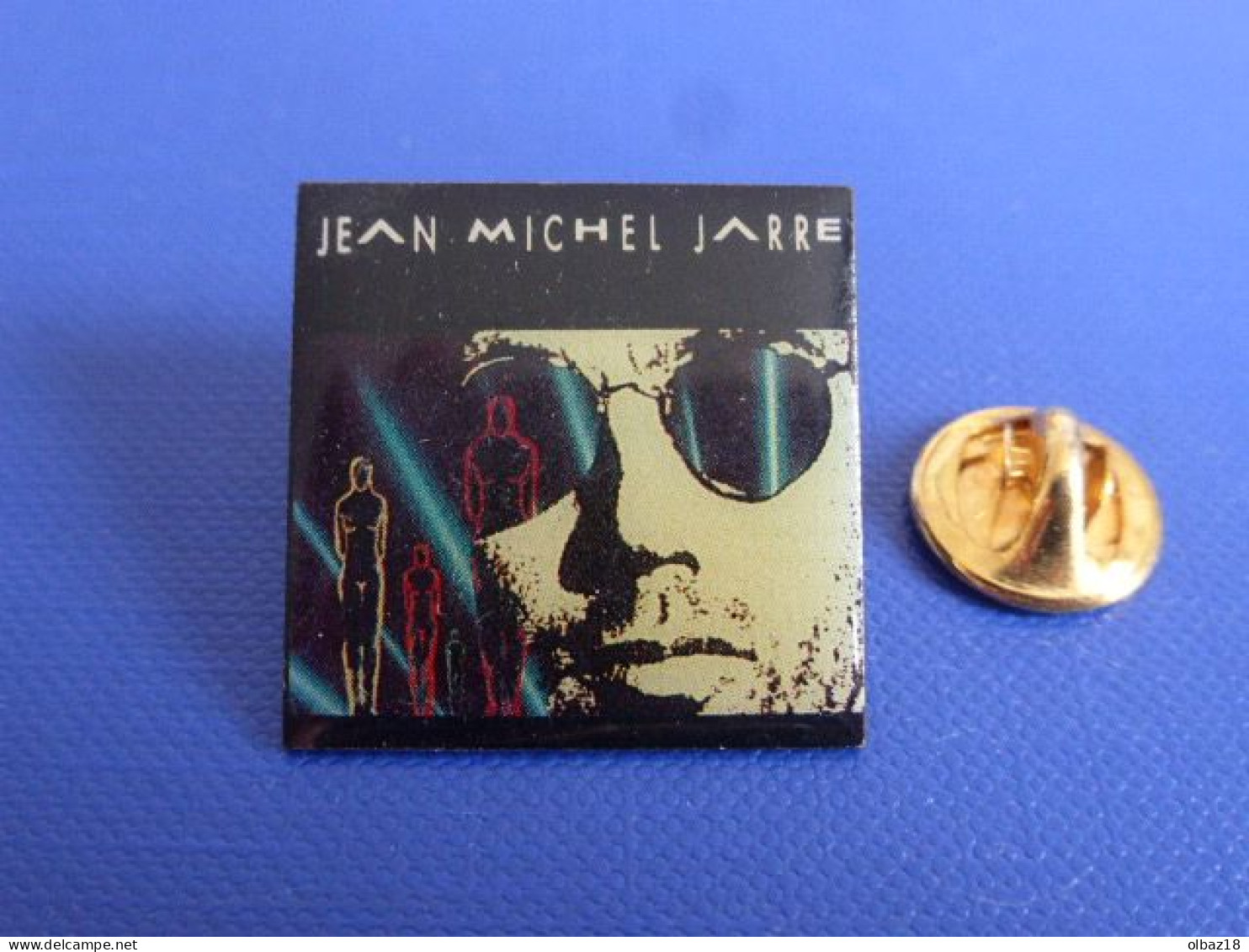 Pin's Album Chronologie De Jean Michel Jarre - Musique électronique Artiste Pochette Disque (SE25) - Muziek