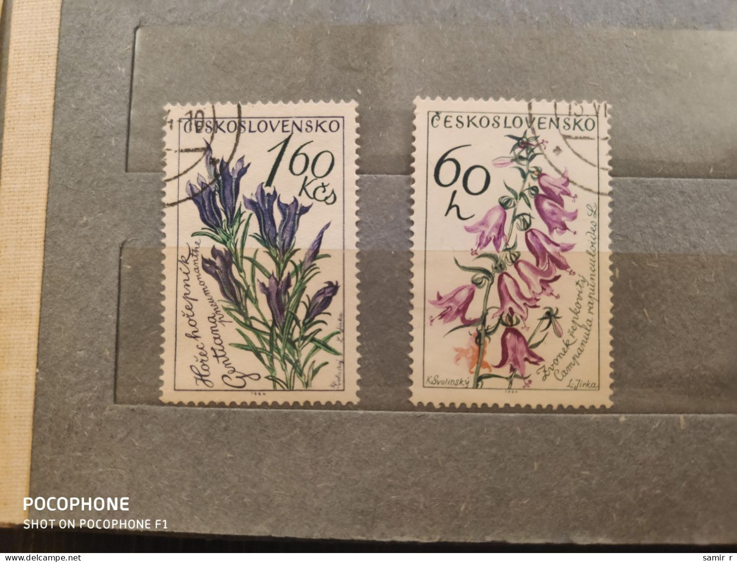 1964	Czechoslovakia	Flowers  (F85) - Usati