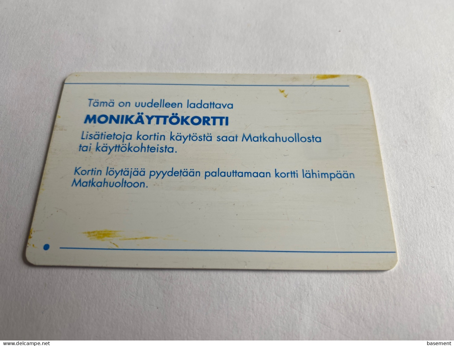 21:050 - Finland Chip Transportcard - Autres & Non Classés