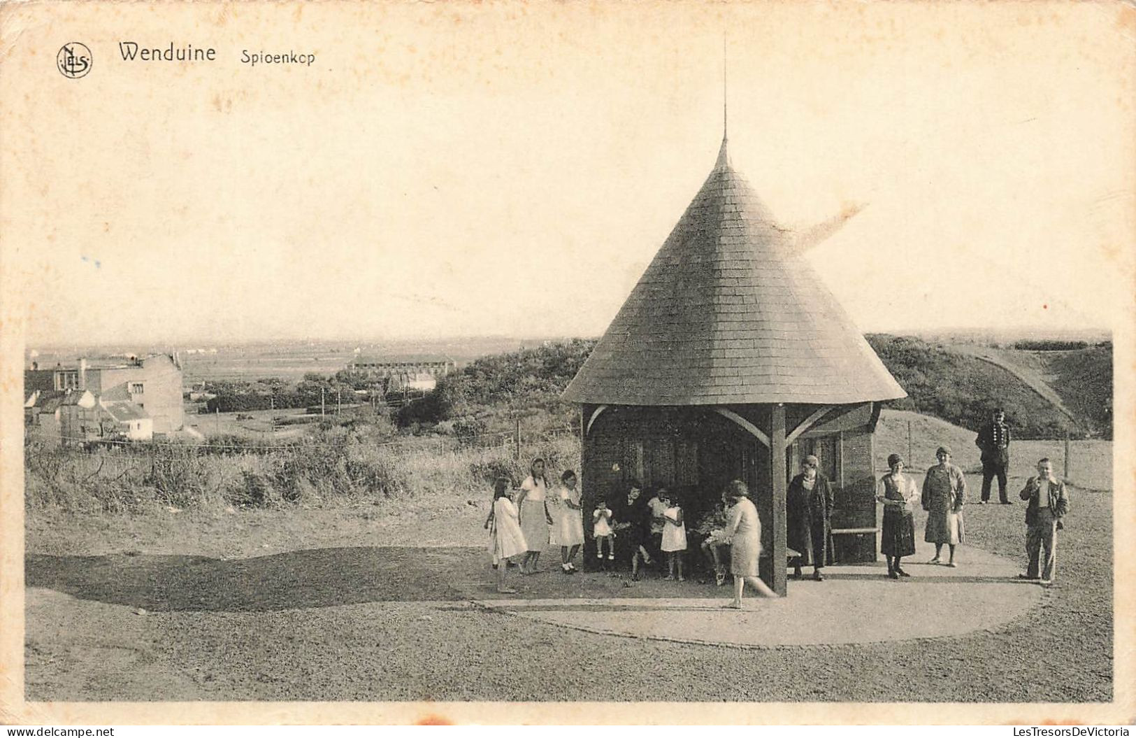 BELGIQUE - Knokke Sur Mer - Dans Les Dunes - Animé - Carte Postale Ancienne - Knokke