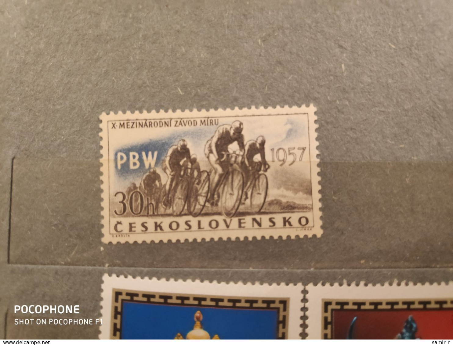 Czechoslovakia	Cycling  (F85) - Unused Stamps