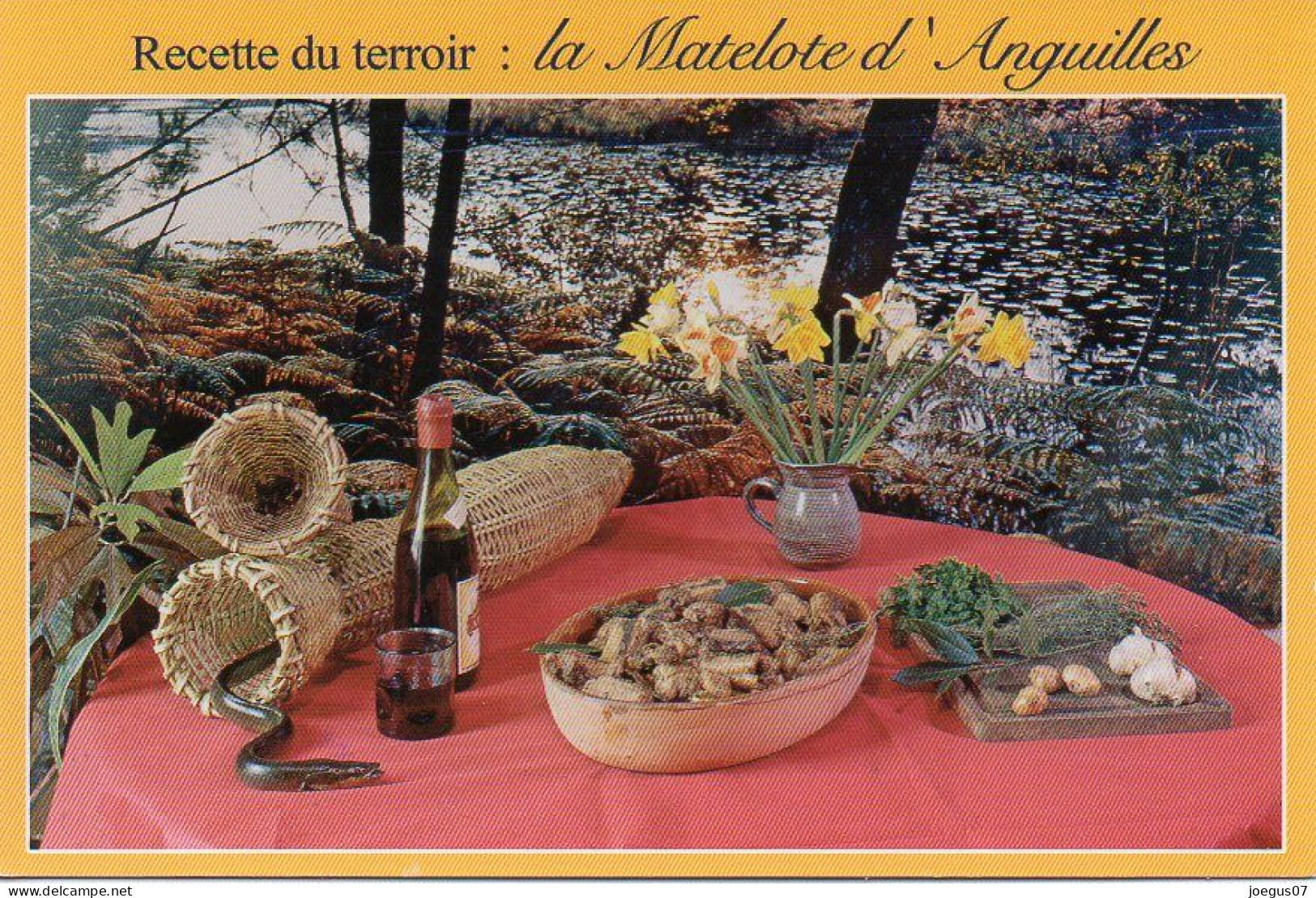 Recette Du Terroir - LA MATELOTE D'ANGUILLES - Editions MARCOU N° A01358 - Recettes (cuisine)