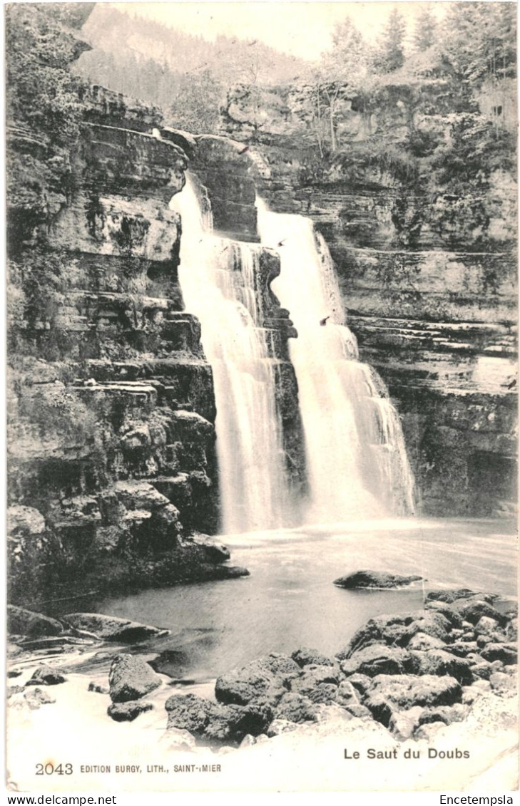 CPA Carte Postale Suisse Le Saut Du Doubs 1904 VM79032 - Neuchâtel